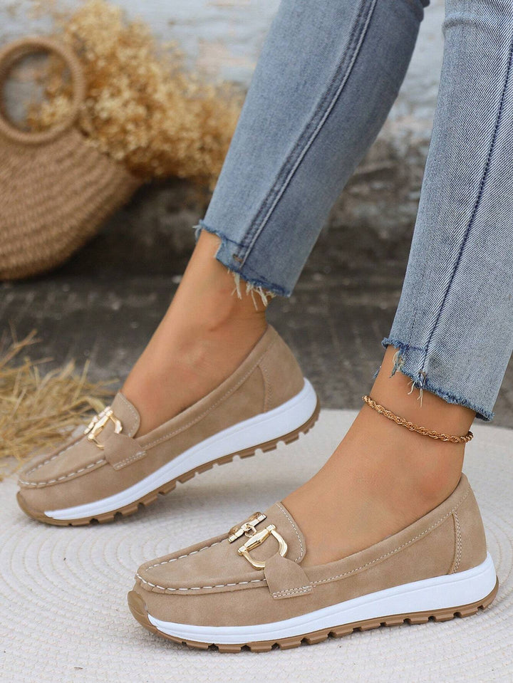 Ellie - litteät solkiset loaferit