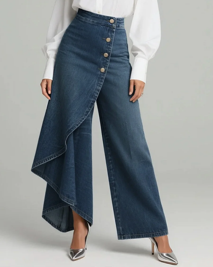 Calvra™ | Denim Wrap Housut