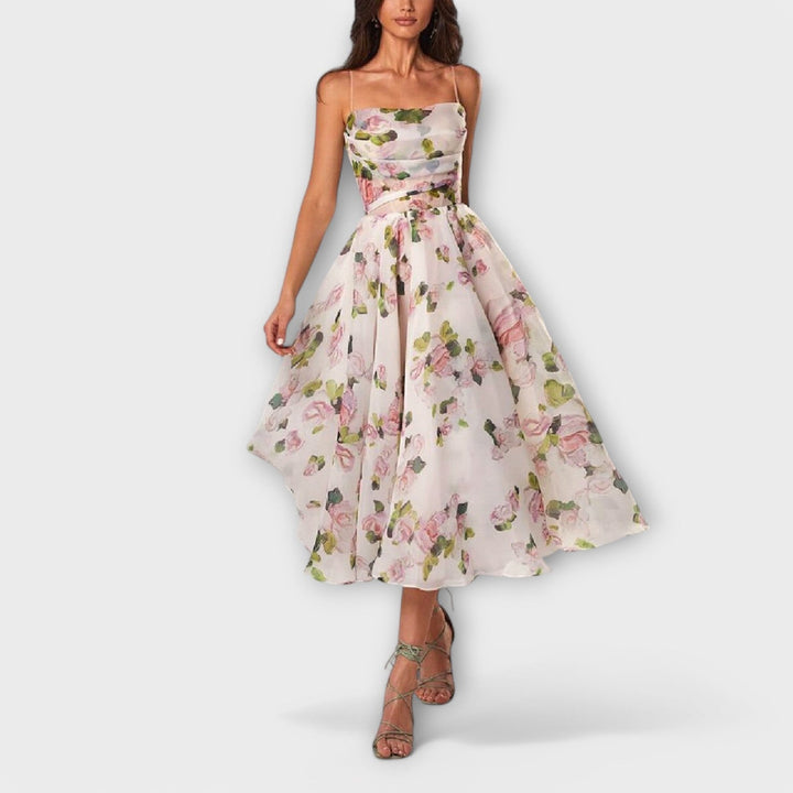 Tyylikäs Chiffon Midi Mekko
