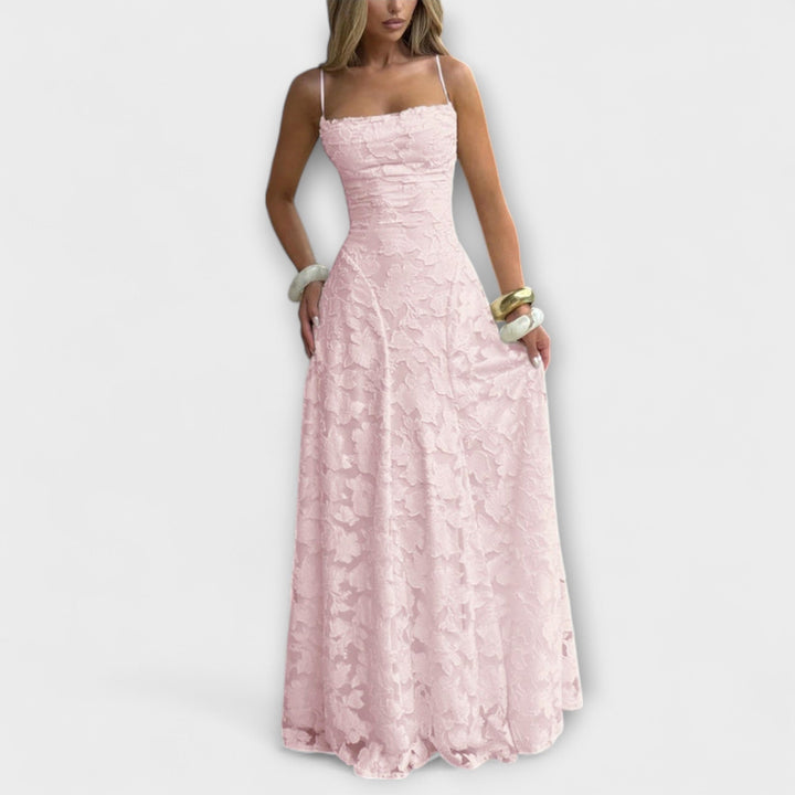 Emberly - Hienostunut Jacquard Maxiväri