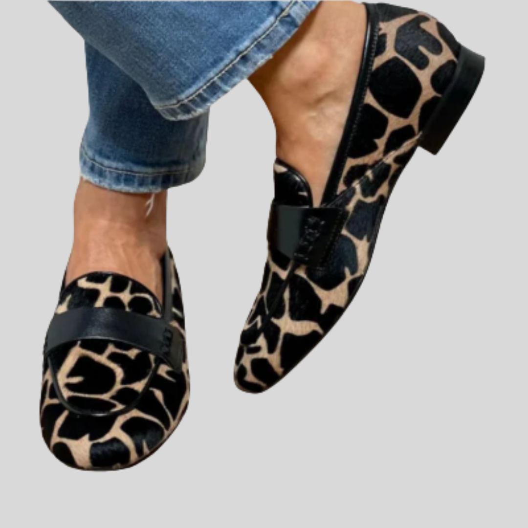Katie | Ortopediset leopardikuvioiset loaferit