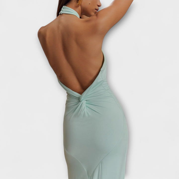 Lagune - Slinky halterneck-maxivillapaita