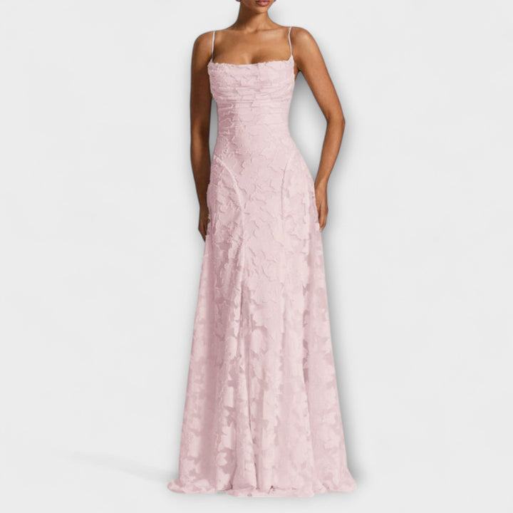 Emberly - Hienostunut Jacquard Maxiväri