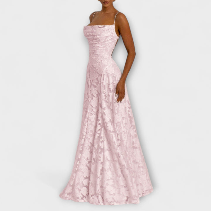 Emberly - Hienostunut Jacquard Maxiväri