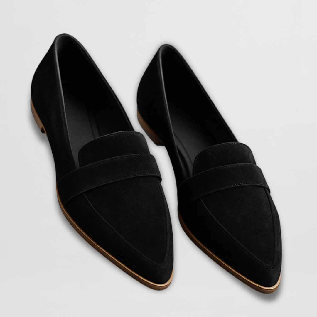Helen | Ortopediset pehmeät mokkanahkaiset loaferit