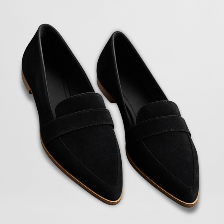 Helen | Ortopediset pehmeät mokkanahkaiset loaferit