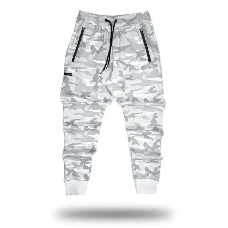 Miesten camouflage-jogginghousut puuvillaa