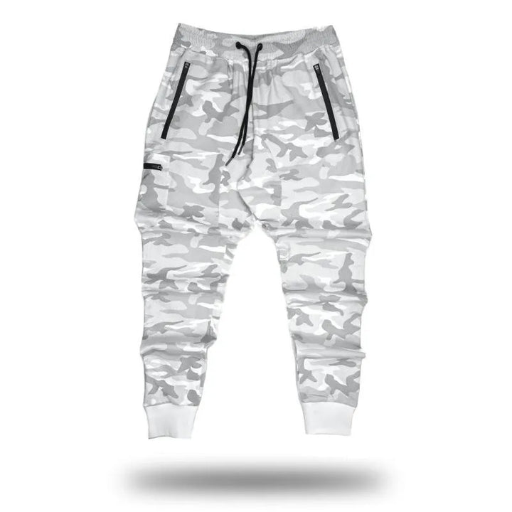 Miesten camouflage-jogginghousut puuvillaa