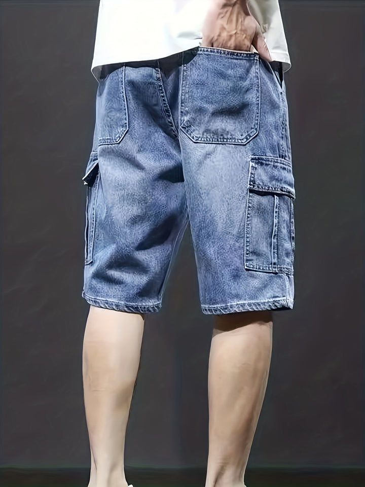Bazyli | Miehet Cargo Denim Shortsit