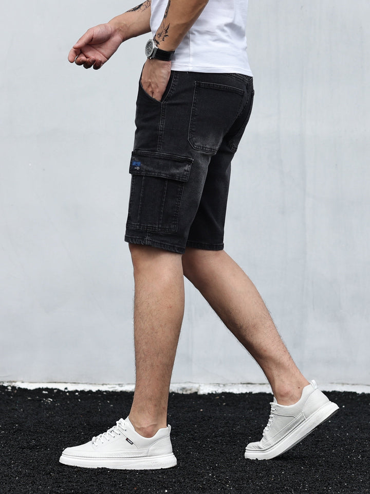 Bazyli | Miehet Cargo Denim Shortsit