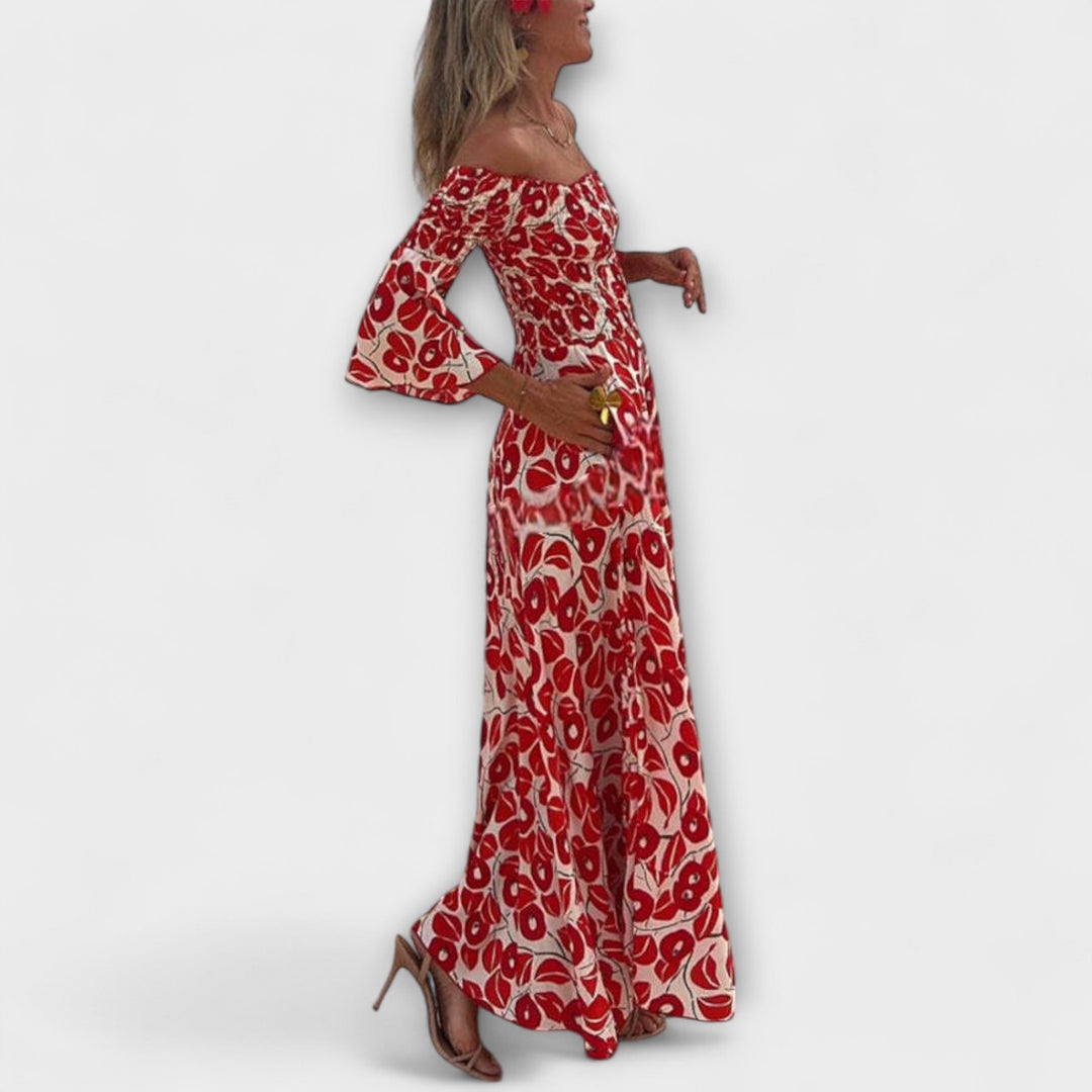 Sienna - Off-Shoulder Maximekko Erikoistilaisuuksiin