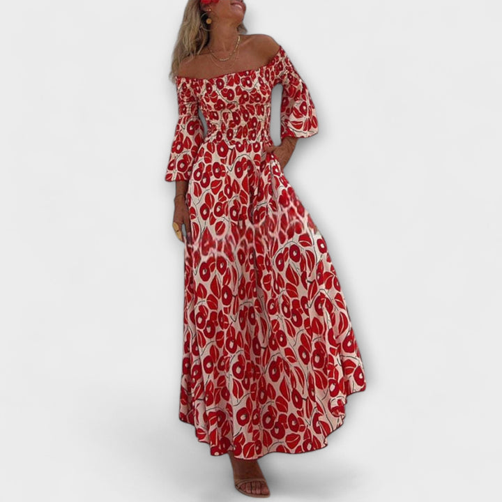 Sienna - Off-Shoulder Maximekko Erikoistilaisuuksiin