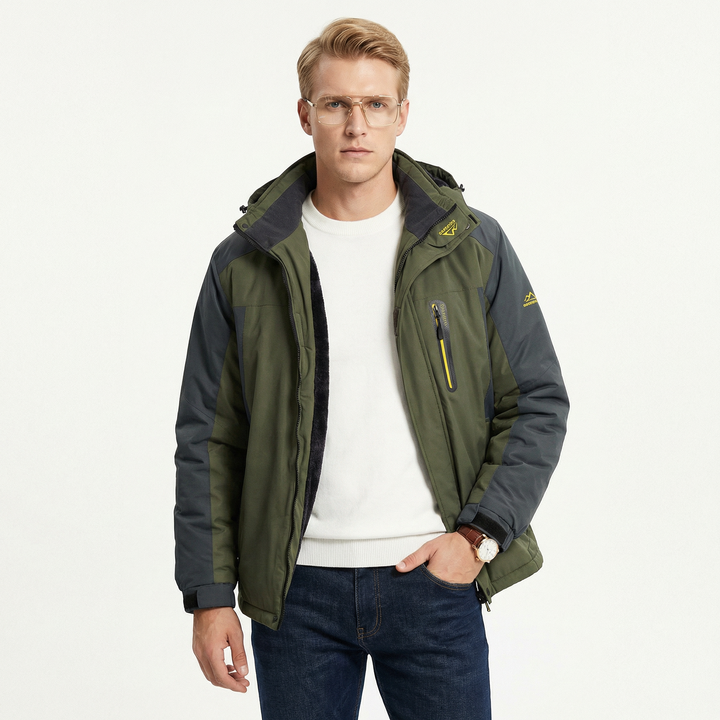 Miesten talvi Bomber-takki