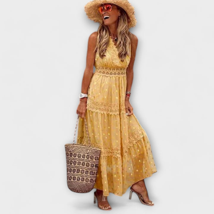 Lola - Boho-tyylinen Spids Maximekko